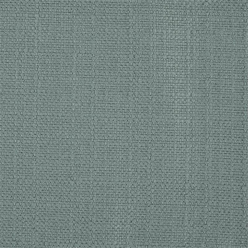 Katheryn Storage Bench in Sea Blue Fabric with Spice Finish Legs