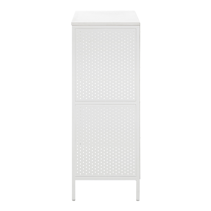 Ace 2 Shelf Bookcase In Engineered Wood White Finish