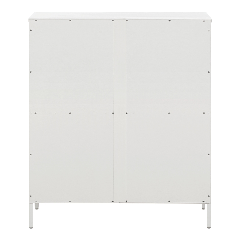 Ace 2 Shelf Bookcase In Engineered Wood White Finish