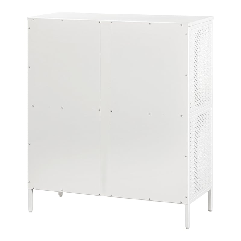 Ace 2 Shelf Bookcase In Engineered Wood White Finish