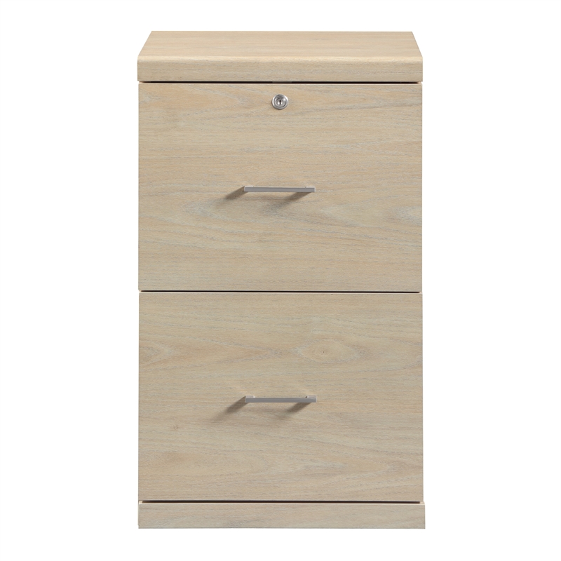 Alpine 2-Drawer Vertical File  in Engineered Wood Norwegian Alder Finish