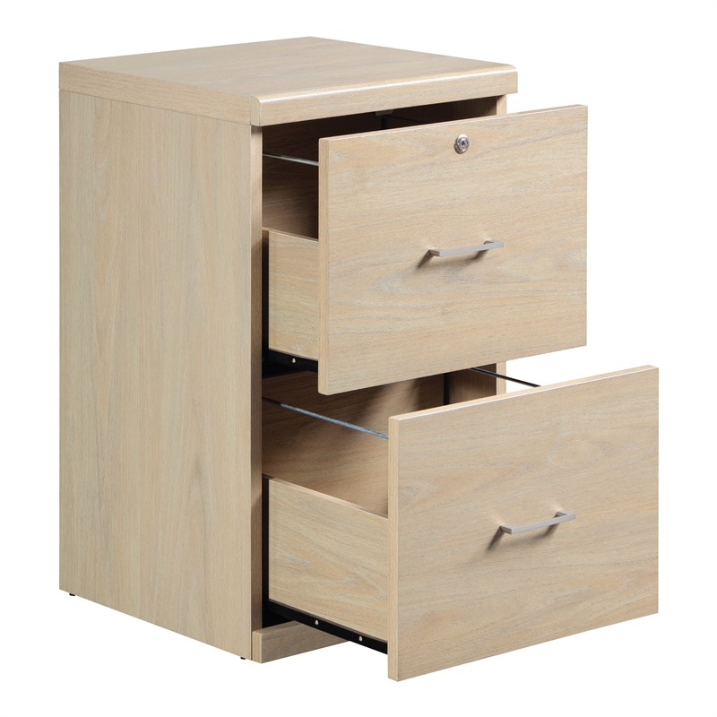 Alpine 2-Drawer Vertical File  in Engineered Wood Norwegian Alder Finish