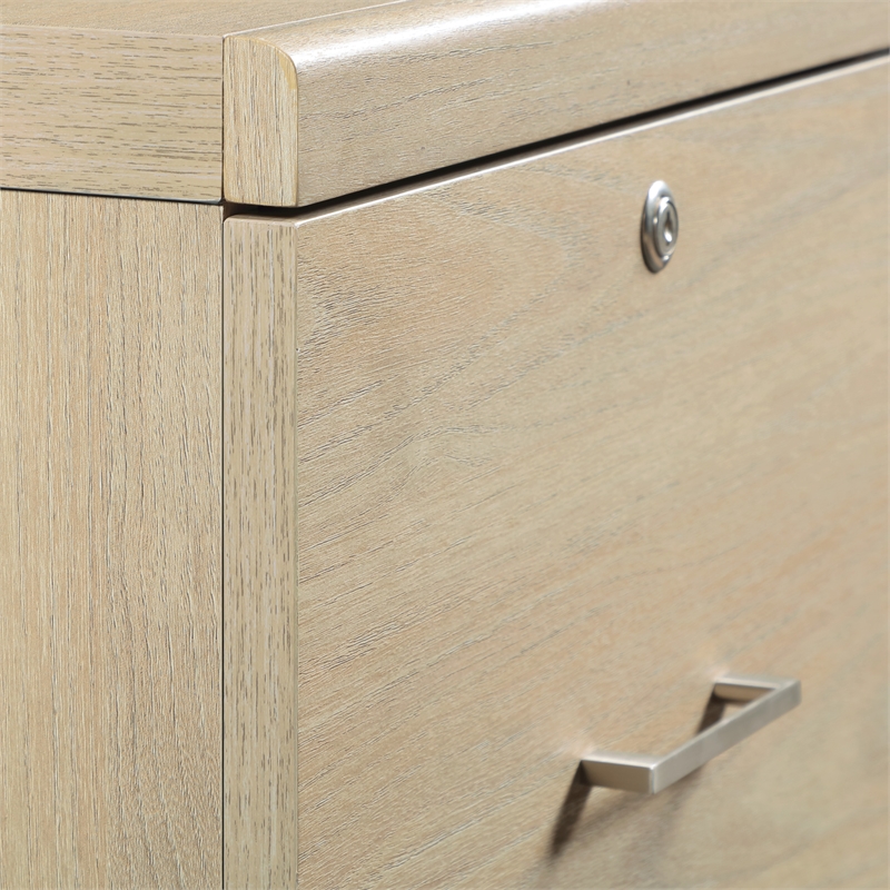 Alpine 2-Drawer Vertical File  in Engineered Wood Norwegian Alder Finish