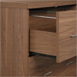 Alpine 2-Drawer Lateral File in Engineered Wood Majestic Walnut Finish