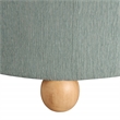 Baynes Storage Ottoman in Light Gray Mist Fabric