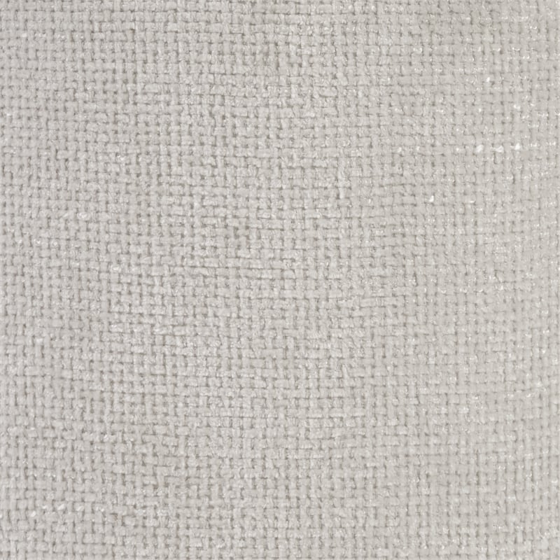 Naomi Storage Ottoman in Cream Fabric with Natural Round Wood Feet