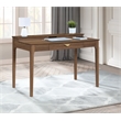 Angelina Desk with Shelf Storage Hutch Engineered Wood Majestic Walnut Finish