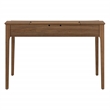 Angelina Desk with Shelf Storage Hutch Engineered Wood Majestic Walnut Finish