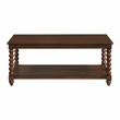 Elise Coffee Table wood in Dark Walnut Finish