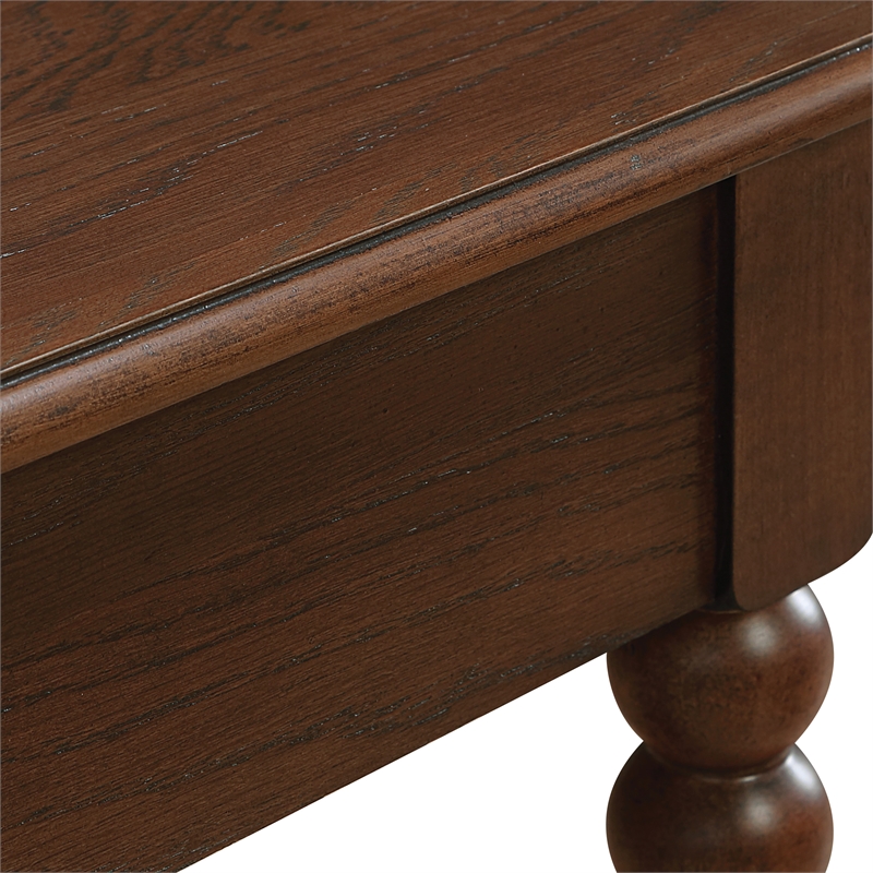 Elise Coffee Table wood in Dark Walnut Finish