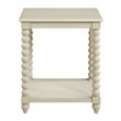 Elise End Table wood  in Whitewash Finish