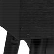 Copenhagen Accent Table with Drawer in Engineered Wood Black Finish