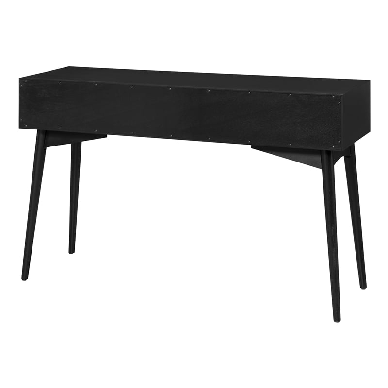 Copenhagen Console Table in Engineered Wood Black Finish