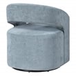 Devin Swivel Chair in Sky Blue Fabric by OSP Home Furnishings
