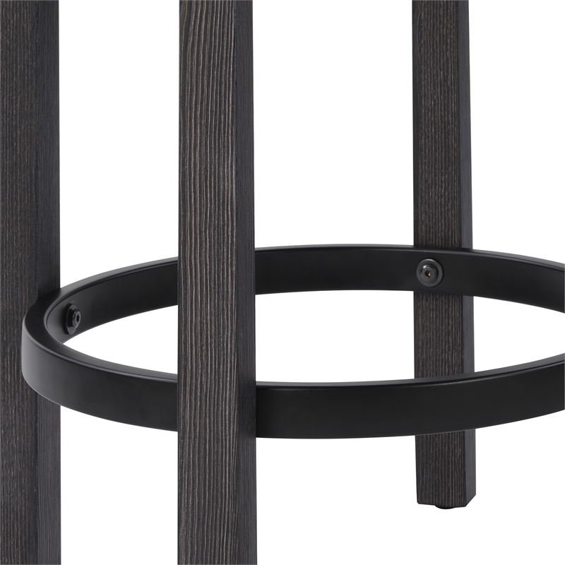 Melissa Counter Height Table Dining Set with Power 2 Stools Cream Fabric Seats