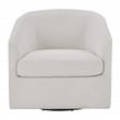 Parker Swivel Tub Chair in Cream Fabric