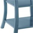 Golden Side Table in Blue Wood Finish