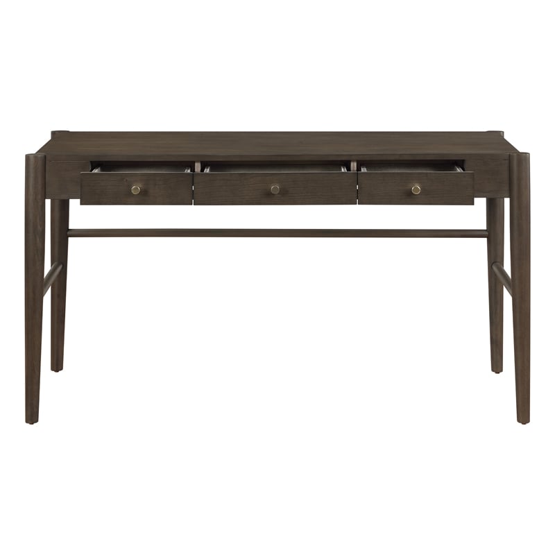 Wembley 54 Writing Desk Engineered Wood in Burnt Ash Finish