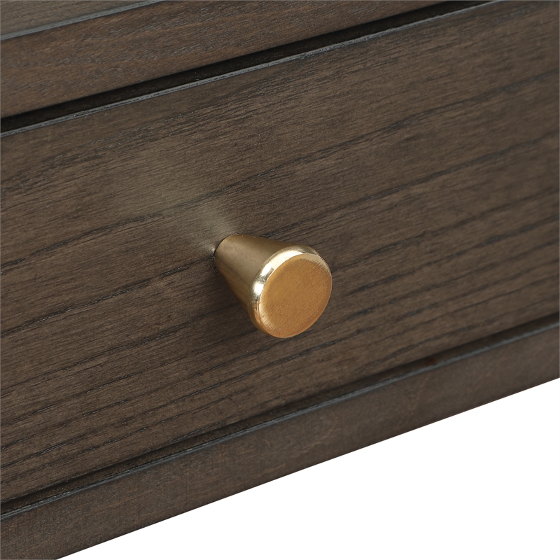 Wembley 54 Writing Desk Engineered Wood in Burnt Ash Finish