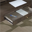 Wembley L-Desk Engineered Wood in Burnt Ash Finish