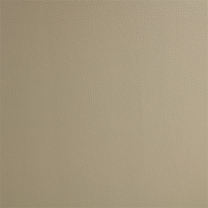 Vincent Pushback Recliner in Faux Leather Taupe Fabric