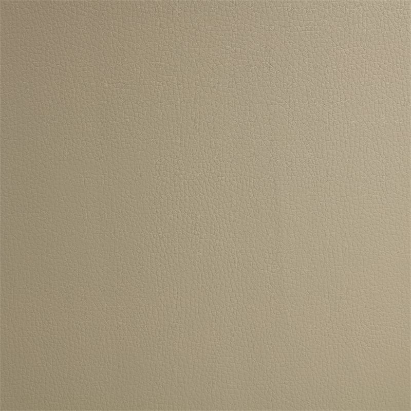 Hanson Dining Chair with Taupe Faux Leather and Medium Oak Wood