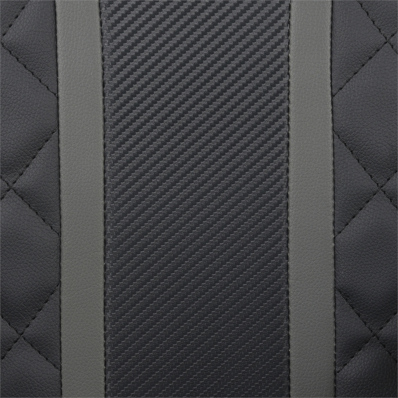Expanse Gaming Chair  With Footrest in Faux Leather