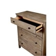 Origins by Alpine Classic Wood Mirror in Natural Gray