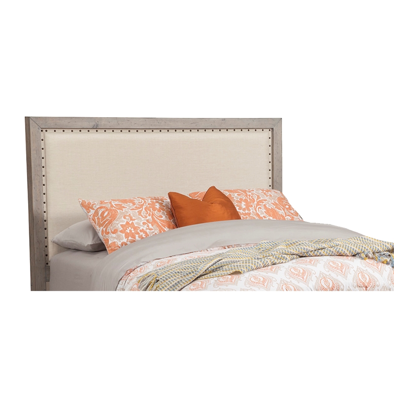 Origins by Alpine Classic Standard King Wood Headboard in Natural Gray