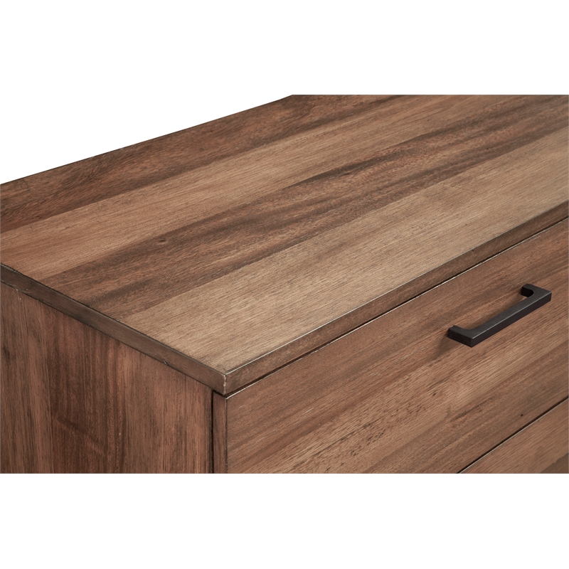 Origins by Alpine Weston Wood 6 Drawer Dresser in Rustic Pine