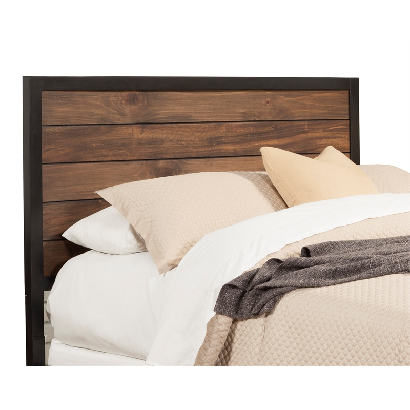 Origins by Alpine Weston Queen Wood Headboard in Rustic Pine (Brown)