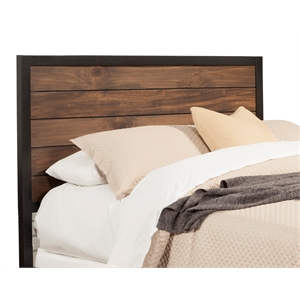 Origins by Alpine Weston Standard King Wood Headboard in Rustic Pine