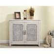 Origins by Alpine Aria Small Wood Accent Chest in Weathered Light Gray