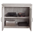 Origins by Alpine Aria Small Wood Accent Chest in Weathered Light Gray