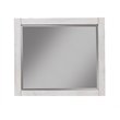 Origins by Alpine Aria Wood Mirror in Weathered Light Gray