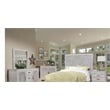 Origins by Alpine Aria Full-Queen Wood Headboard in Weathered Light Gray