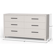 Origins by Alpine Trinidad 5 Drawer Multifunction Chest in Toffee (Brown)
