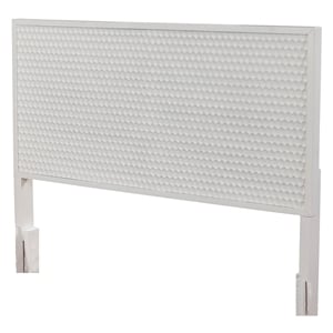 Origins by Alpine White Pearl Standard King Wood Headboard in White