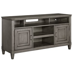 Origins by Alpine Newport 54&quot Wood TV Console in Stone