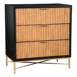 Origins by Alpine Larsen 3 Drawer Small Chest in Black