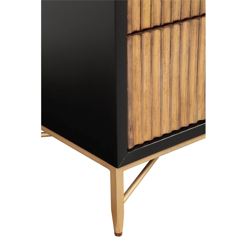 Origins by Alpine Larsen 3 Drawer Small Chest in Black