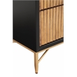 Origins by Alpine Larsen 3 Drawer Small Chest in Black