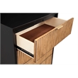 Origins by Alpine 5-Drawers Larsen Bedroom Chest in Black