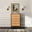 Origins by Alpine 5-Drawers Larsen Bedroom Chest in Black