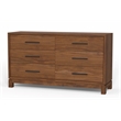 Origins by Alpine 6 Drawer Nova Dresser in Honey Maple (Brown)