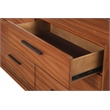 Origins by Alpine 6 Drawer Nova Dresser in Honey Maple (Brown)