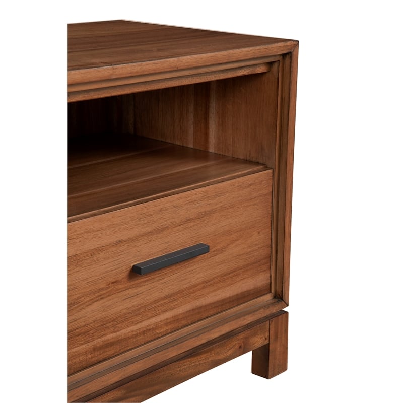 Origins by Alpine Nova TV Console in Honey Maple (Brown)