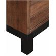 Origins by Alpine Weston TV Console in Rustic Pine (Brown)