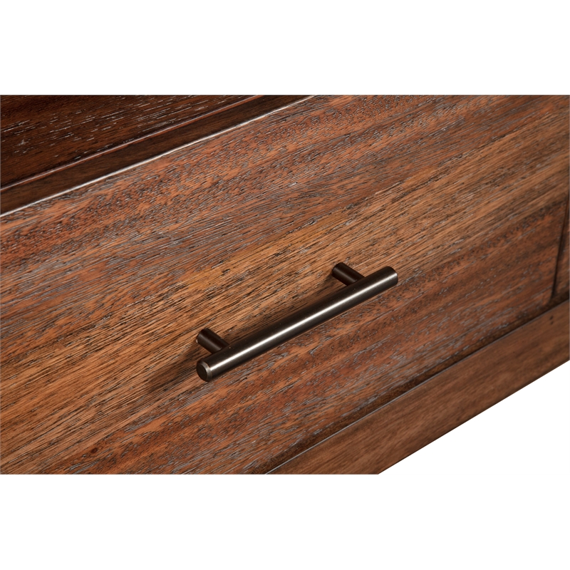 Origins by Alpine Trinidad Wood TV Console in Toffee (Brown)