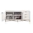 Origins by Alpine Larsen 7 Drawer Dresser in White